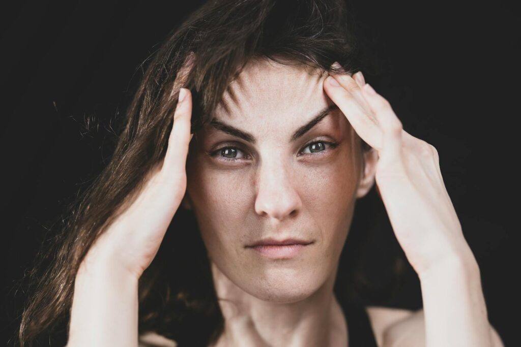 Femme fatiguée au travail